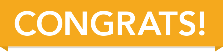 Congrats!